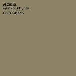 #8C8366 - Clay Creek Color Image